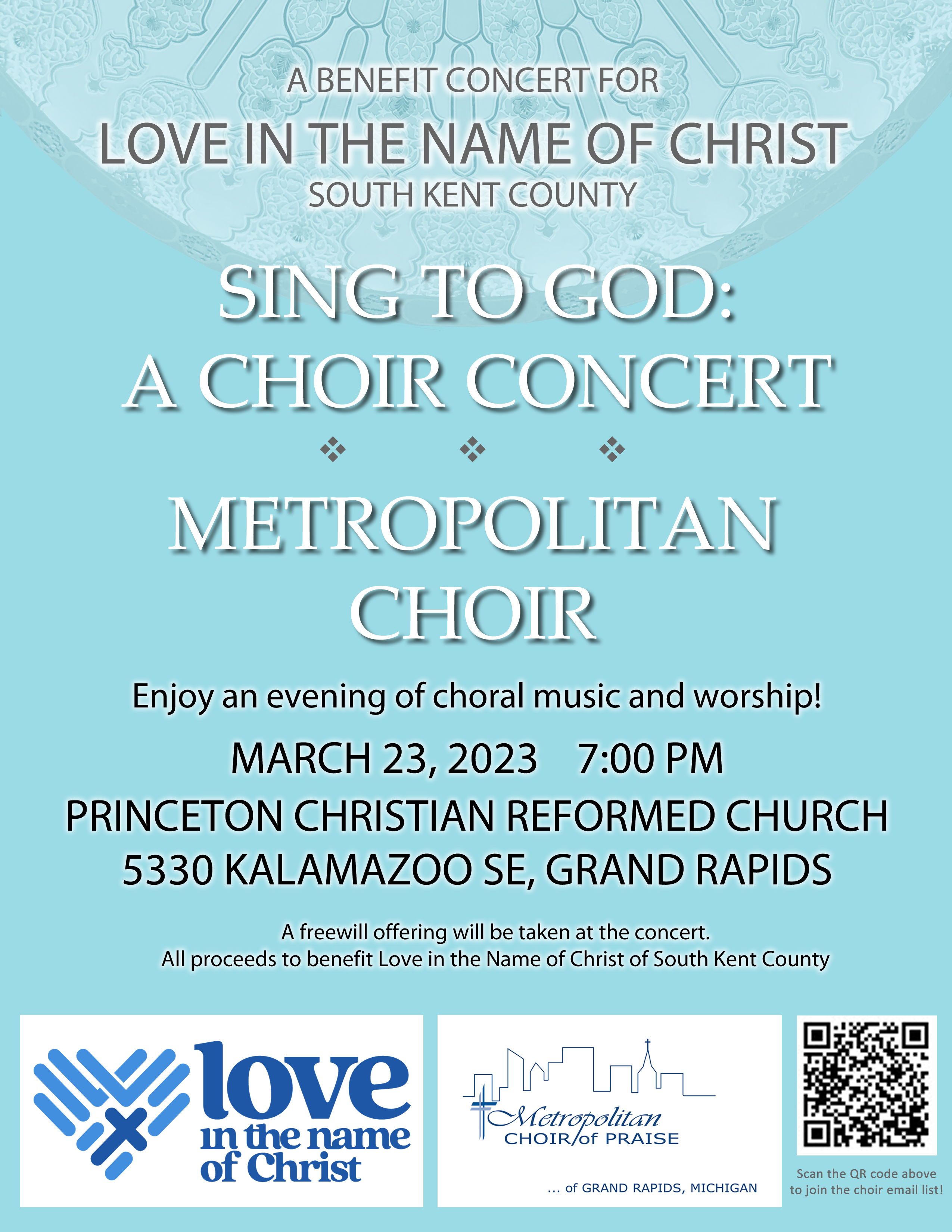 Metropolitan Choir LOVE INC Concert